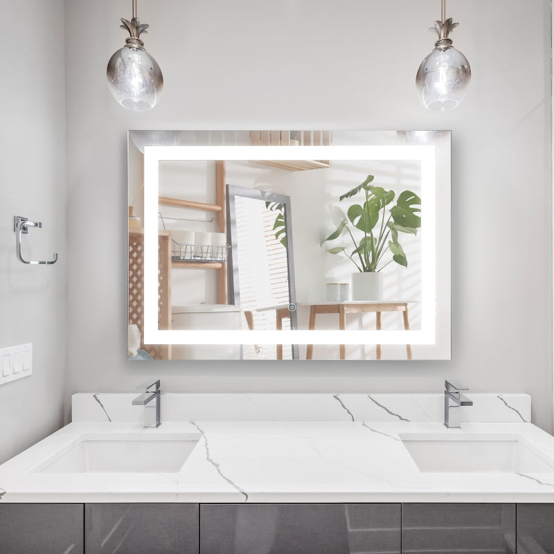 70x50cm LED Bathroom Mirror Wall Mounted