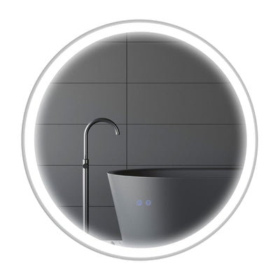 Round Illuminated Bathroom Mirrors