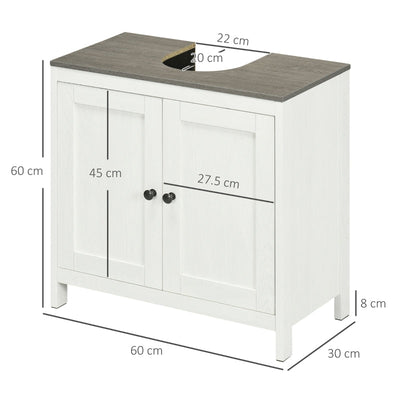 Modern Bathroom Sink Cabinet, Antique White