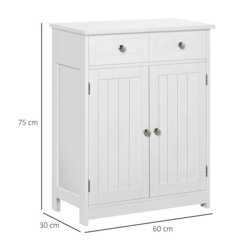 75x60cm Freestanding Bathroom Storage Cabinet Unit