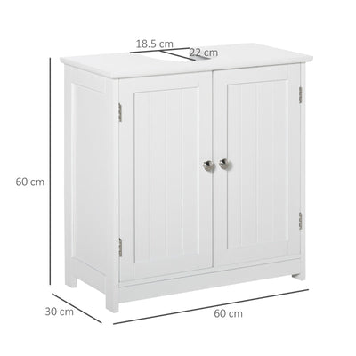 60x60cm Under-Sink Storage Cabinet  White