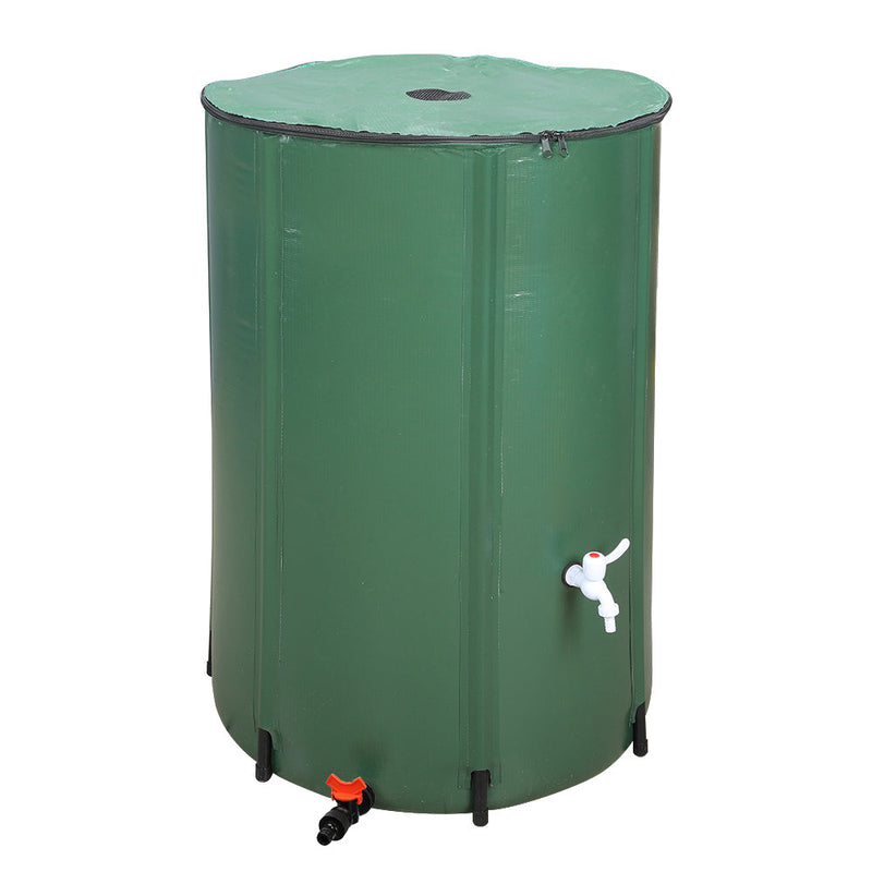 100 Gallon Folding Rain Barrel Water Collector Green 28835473