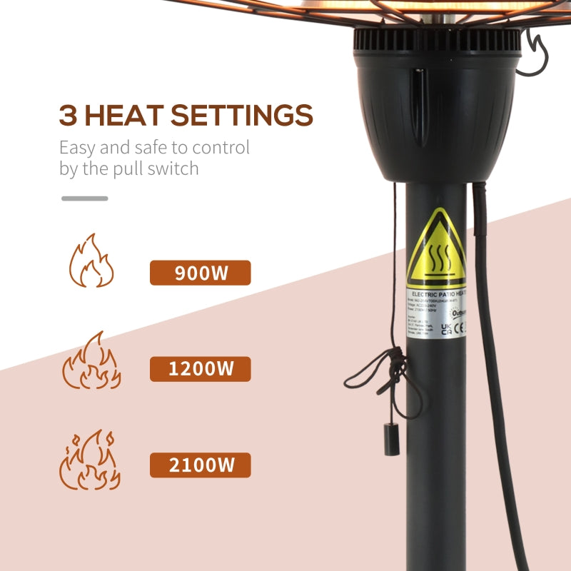 2.1kW Table Top Patio Heater