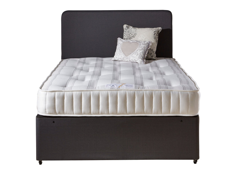 Spring Divan Bed Set (Base + Mattress + Headboard)