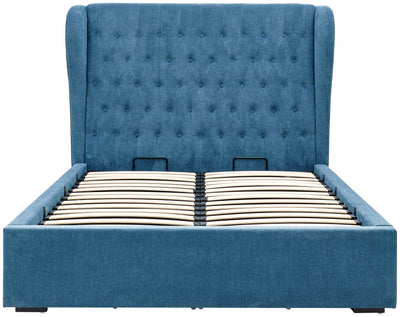 Dakota Ottoman Bed With Solid Base Teal - GFW