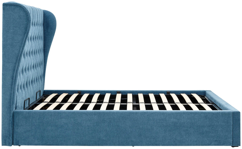 Dakota Ottoman Bed With Solid Base Teal - GFW