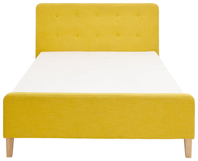 Ashbourne Fabric Upholstered Bed Mustard