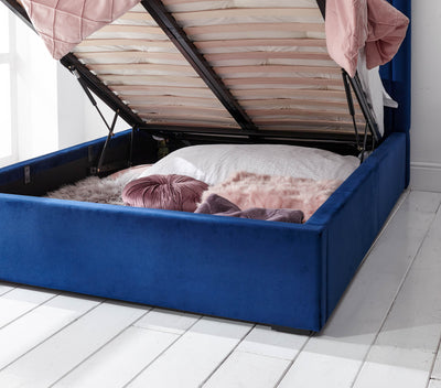 Milazzo Ottoman Bed Royal Blue - GFW