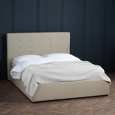 Lucca Beige Bed Frame