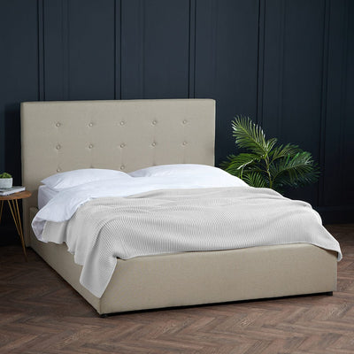 Lucca Beige Bed Frame