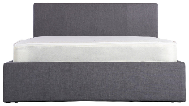 Ascot Ottoman Bed Grey Fabric