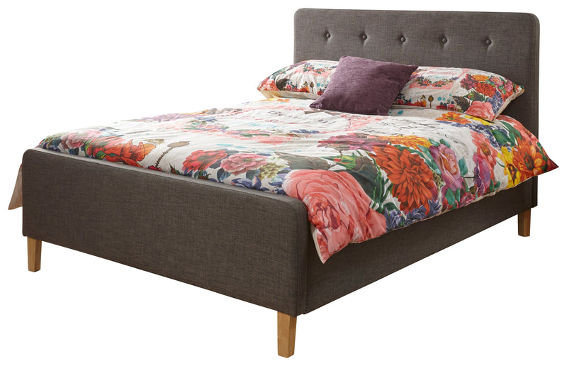 Ashbourne Ottoman Bed Dark Grey