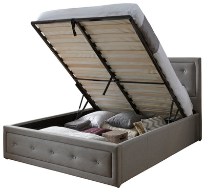 Hollywood Ottoman Bed Stone