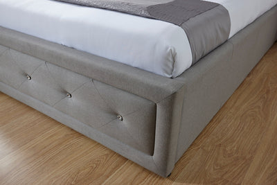 Hollywood Ottoman Bed Stone