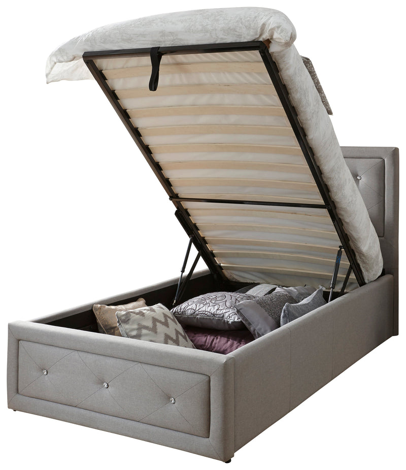 Hollywood Ottoman Bed Stone