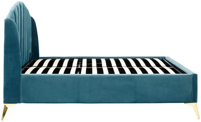 Pettine End Lift Ottoman Bed Teal