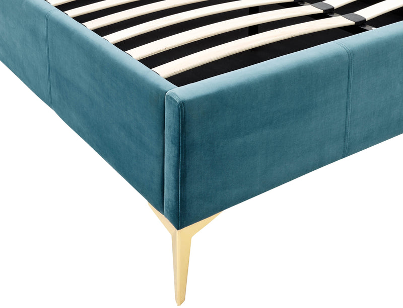 Pettine End Lift Ottoman Bed Teal