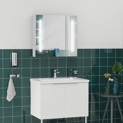 Mueble de baño de pared blanco 