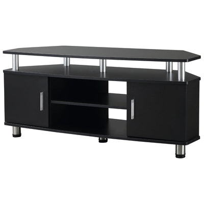 TV Unit Cabinet For TVs Up To 55 Inches , Black