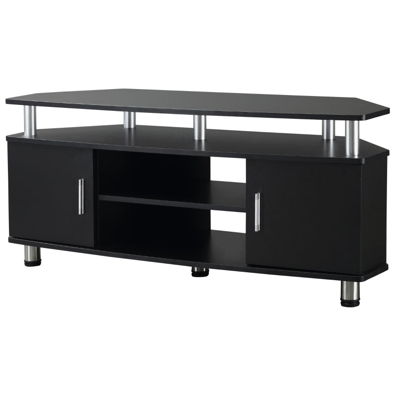 TV Unit Cabinet For TVs Up To 55 Inches , Black