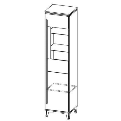 Gappa GA4 Tall Display Cabinet