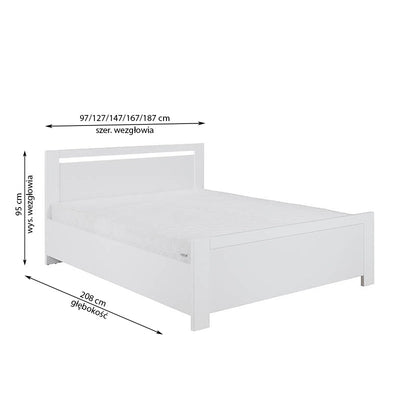 New York Ottoman Bed with LEDs