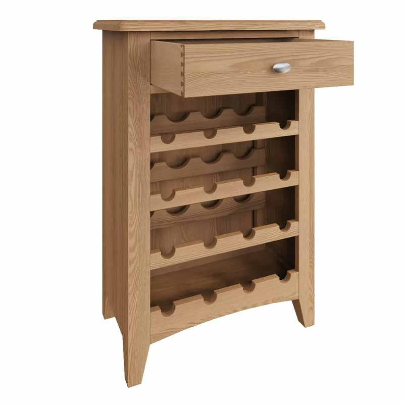 Ocado Wine Cabinet - Light Oak