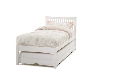 Mya Bed & Guest Bed Set - White