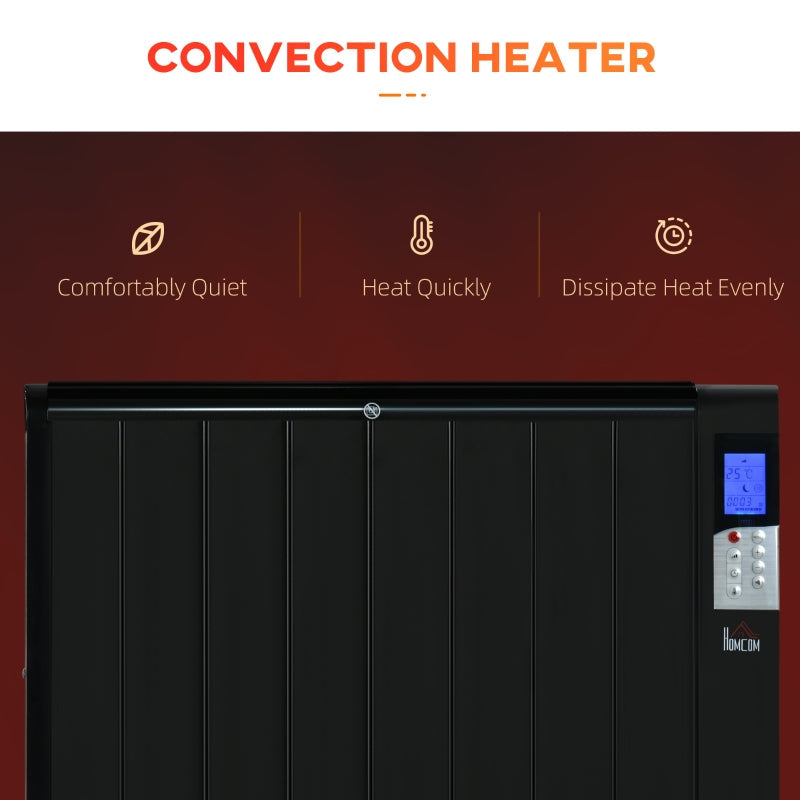 Convector Radiator Heater, Black