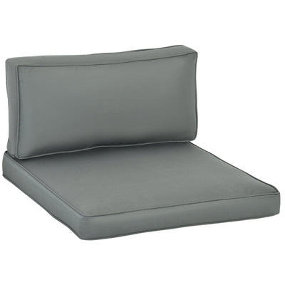 14 Piece Outdoor Seat Pad Patio Conversation- Grey