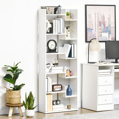 6-Tier Bookshelf, Modern Bookcase