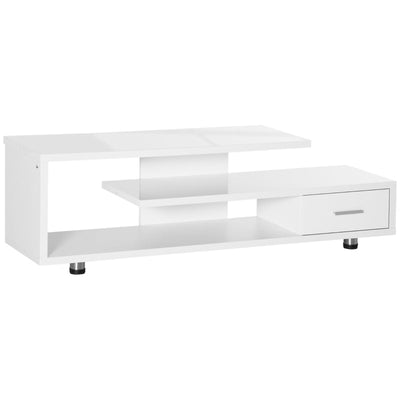 High Gloss TV Unit For TVs Up To 45 , White