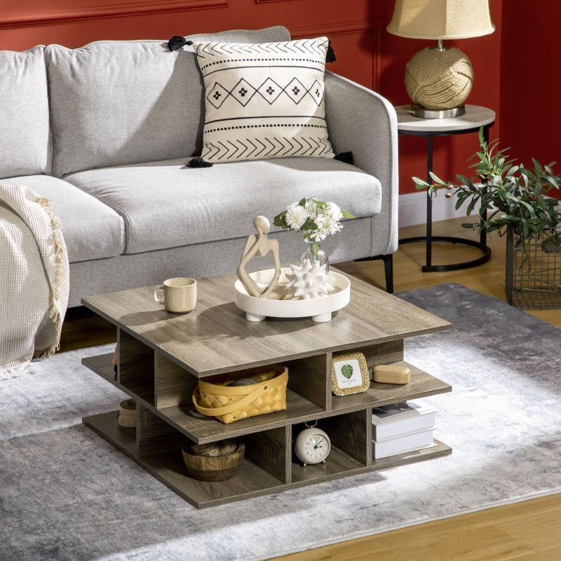 Square Coffee Tables For Living Room, Grey