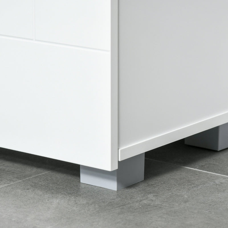 Pedestal Under Sink Cabinet, White