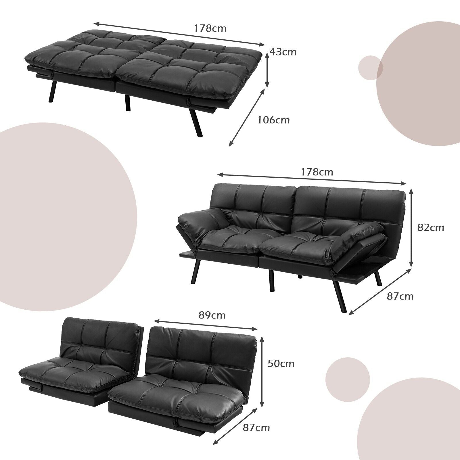 Convertible sofa deals bed near me