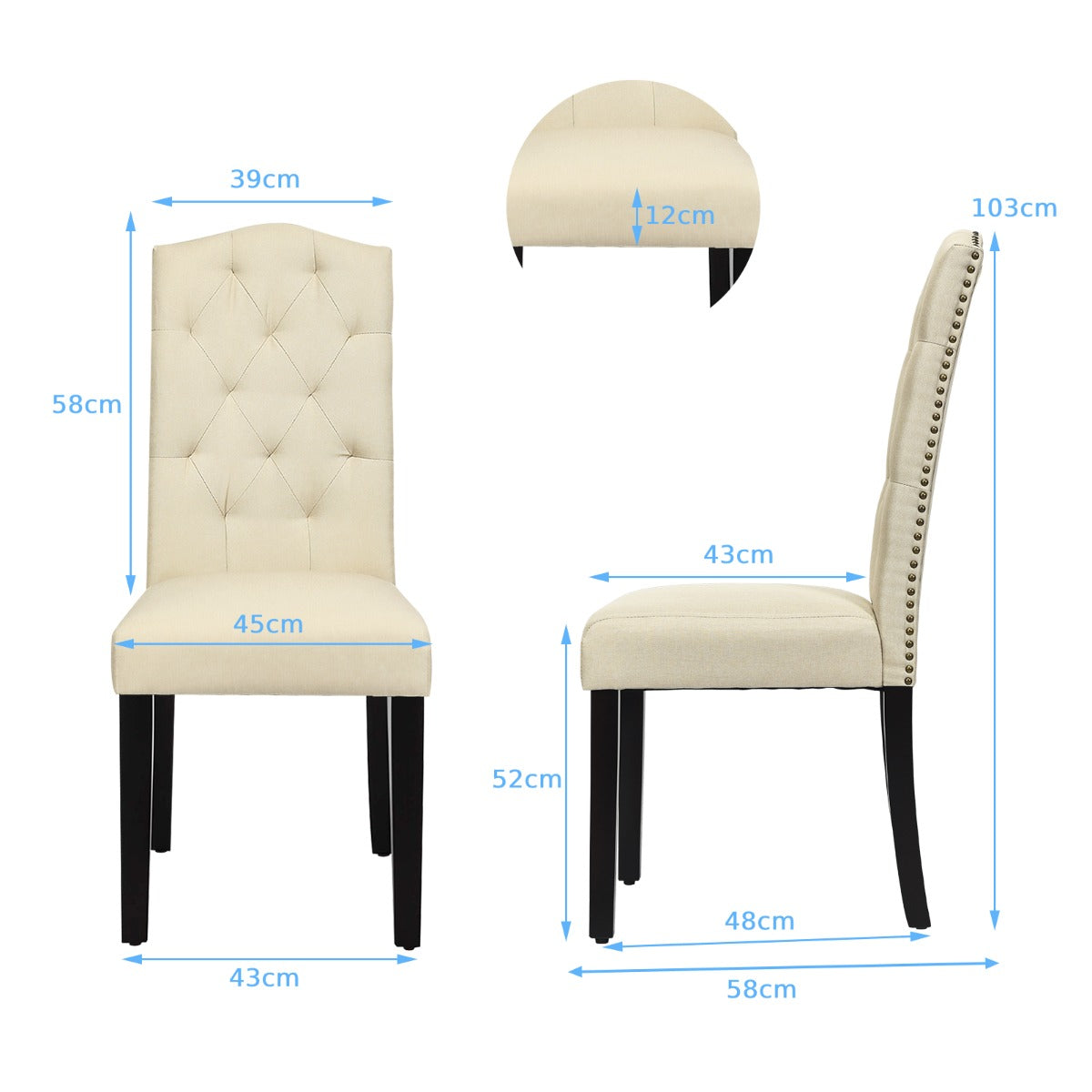 Ergonomic deals dining chairs