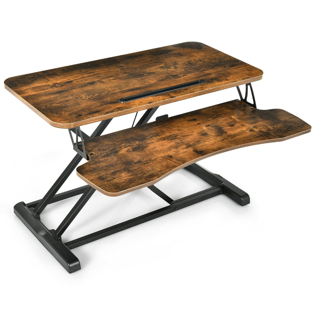 Standing desks with on sale keyboard tray