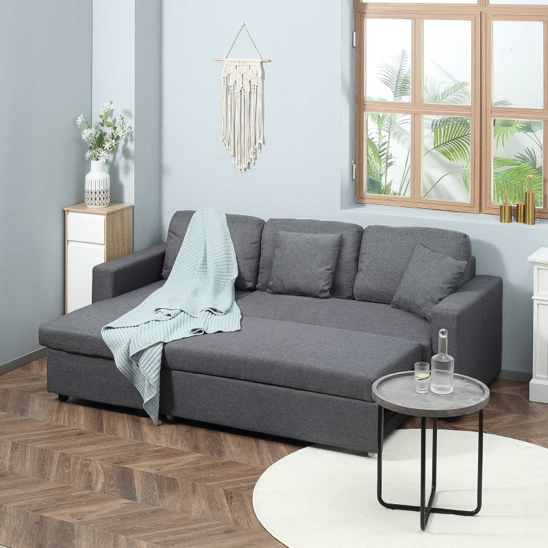 3 Seater Corner Sofa Bed With Storage