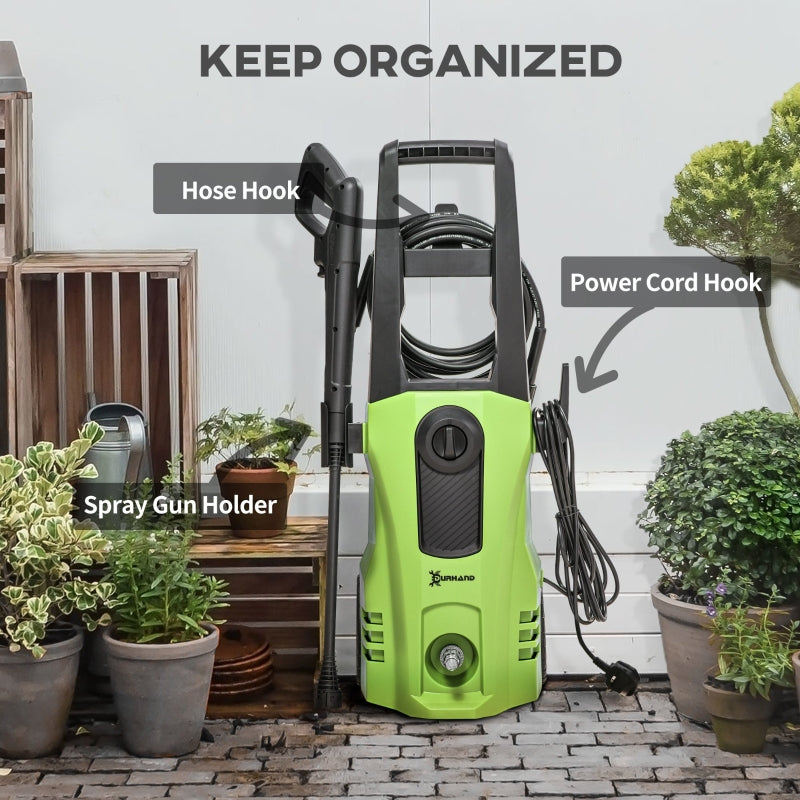 1800W High Pressure Washer, Green