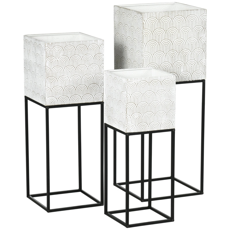 Metal Plant Stand Set Of 3 With Legs