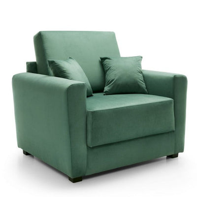 Bristol Velvet Single Sofa bed - Green