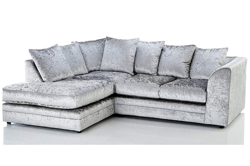 Dylan Crushed Velvet Corner sofa set