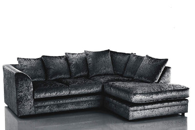 Dylan Crushed Velvet Corner sofa set