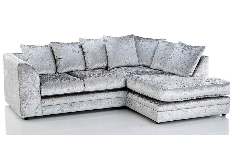 Dylan Crushed Velvet Corner sofa set