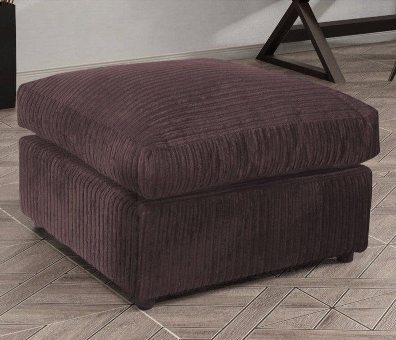 Hannah Jumbo Cord Footstool/ Pouffe