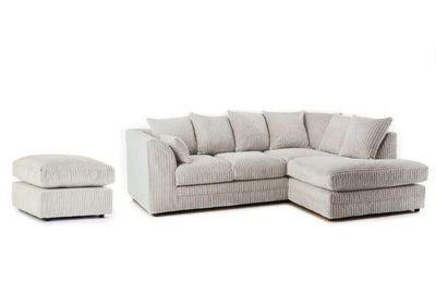 Desmond Jumbo Cord Corner Sofa Set 6 Colour