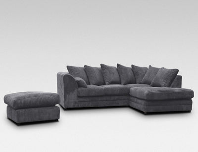 Desmond Jumbo Cord Corner Sofa Set 6 Colour