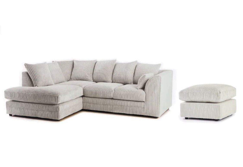 Desmond Jumbo Cord Corner Sofa Set 6 Colour