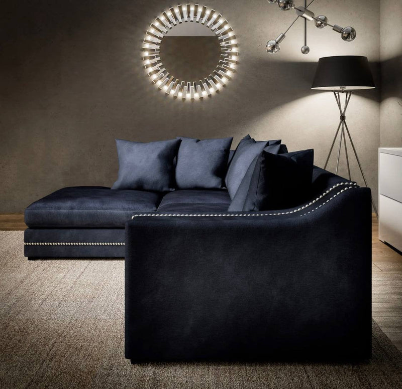 Cruze Corner Sofa-Grey/Charcoal