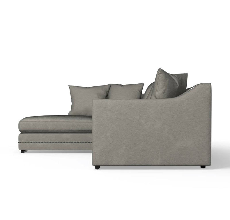 Cruze Corner Sofa-Grey/Charcoal